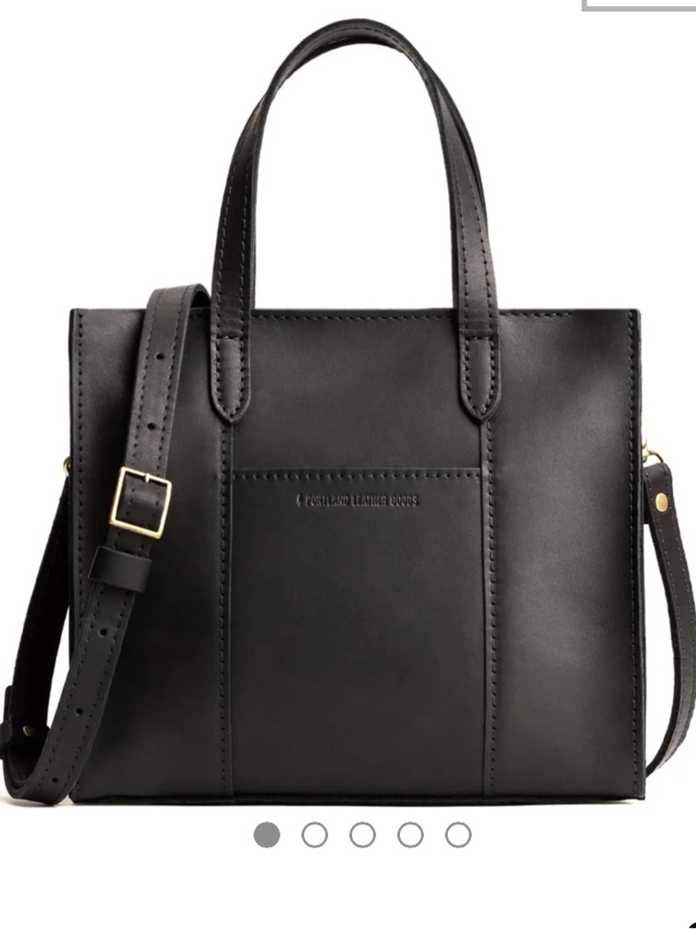 Portland Leather crossbody tote LOLA ZIP